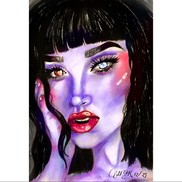 Ethereal Alien Girl- art by Magdalene Knoth (me)
